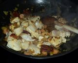 A picture of step 5 of Easy Chicken Paella.