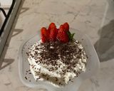 A picture of step 3 of Strawberry, Mint, and Chocolate Tiramisu (Egg-Free).