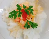 Hình bước làm 6 của món Bánh tráng chiên xúc salad rau củ
