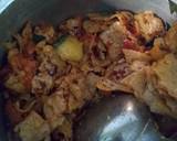 Left over chapati sabji recipe step 3 photo