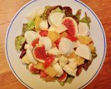 Hình bước làm 3 của món 💚 Salad Trái Cây Phô Mai Mozzarella Tươi - Sốt Mù Tạt Mật Ong