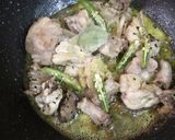 A picture of step 2 of Green Chicken Curry with Nigella seeds.