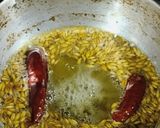 A picture of step 2 of Dahi Tadka.