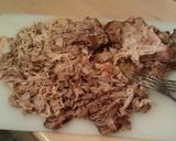 A picture of step 5 of Vickys Slow Cooker BBQ Pulled Pork, GF DF EF SF NF.