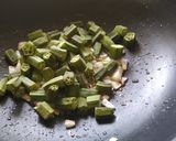 A picture of step 8 of Bhindi/Okra Ki Kadhi.