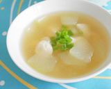 A picture of step 5 of Mildly Flavored Winter Melon Soup.