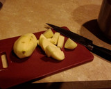 A picture of step 2 of Loaded Mashed Potatoes.