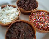 Foto langkah ke 7 dari resep Martabak Manis Bolu Bersarang (Terang Bulan Mini).