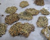 A picture of step 6 of Thin Sesame Seeds Packed Sweet Potato Crackers.