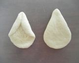 A picture of step 2 of Christmas Santa Claus Bread.