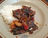 Foto langkah ke 6 dari resep Dendeng Balado Paru & Udang, awet tanpa pengawet.