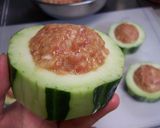 A picture of step 9 of Simmered Green or White Winter Melons, Cabbage Roll-style.