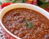 A picture of step 6 of Jacket Potatoes with Chili Con Carne.