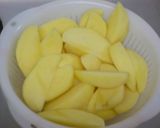 A picture of step 1 of Potato and Wiener Sausages in Mustard and Mayonnaise Sauce.