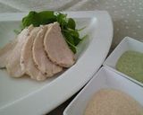 A picture of step 4 of Basil Sauce Pesto Genovese.