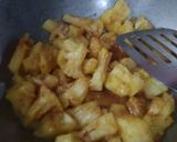 A picture of step 2 of Roasted Pineapple.