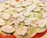 Foto del paso 5 de la receta: Pizza de Champiñones y Paleta Ibérica