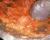 Foto langkah ke 3 dari resep Sambal Terong Mix ikan Pari Khas Sasak.