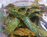तोरी के छिलके के छल्ले (Tori ke chilke ke chhalle recipe in Hindi) रेसिपी चरण 2 फोटो