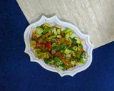 A picture of step 7 of Fattoush Salad.