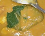A picture of step 5 of Chicken Spinach briyani I made it.