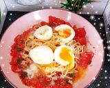 Une image de l'étape 4 de Spaghettis 🍝 œufs mollets Tomates pelées 🍅.