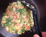 A picture of step 3 of Japanese Spring Onion Okonomiyaki Pancake.