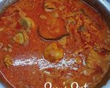 A picture of step 4 of Murgir Laal Jhol.