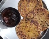 ડુંગળી ના પરોઠા રેસીપી સ્ટેપ4ફોટો