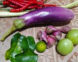 Foto langkah ke 1 dari resep [300] Cumi Asin Sambal Terong.