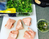 Foto del paso 2 de la receta: Pizza casera de mortadela, rucula y concentrado de albahaca 🌿