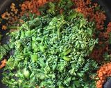 A picture of step 2 of Broccoli Dal (vegan).