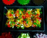 A picture of step 12 of Sev Puri.