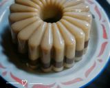 Foto langkah ke 10 dari resep Puding Pisang Lapis Cokelat #rabubaru_cookpad.