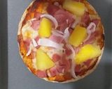 A picture of step 3 of Easy Flour Tortilla Pizza.