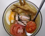 Foto langkah ke 6 dari resep Soto Lamongan Ceker ala AV Kitchen.