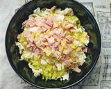 Foto del paso 1 de la receta: Ensalada de repollo, lechuga, jamón cocido y queso