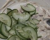 Gambar langkah 3 resipi Salad Sejuk Telur, Kentang & Timun.