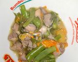Foto langkah ke 5 dari resep Tumis ampela buncis rice cooker simpel.