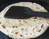 A picture of step 6 of Ricechapati#flourchallenge.