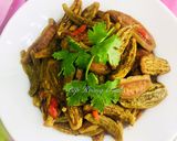 Hình bước làm 2 của món Khổ Qua Đèo Kho Tiêu Chay