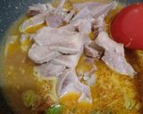 Foto langkah ke 4 dari resep Ase cabe ijo, Lidah sapi plus tahu.