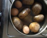 A picture of step 1 of Potatoe salad.