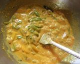 A picture of step 6 of Ridge Gourd in Poppy Seeds paste.
