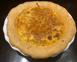 Une image de l'étape 9 de Quiche jambon/brocoli/poireaux/fromage.