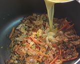 A picture of step 6 of Spicy Chicken Noodles.