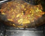 A picture of step 3 of Kadai fry kathal veg.