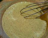 A picture of step 3 of Bajra Methi Chilla or Millet Pancake.