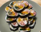 A picture of step 10 of Korean Kimbap (김밥).