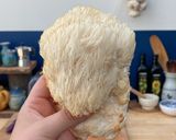 A picture of step 1 of Pan-fried Lion’s Mane mushroom.